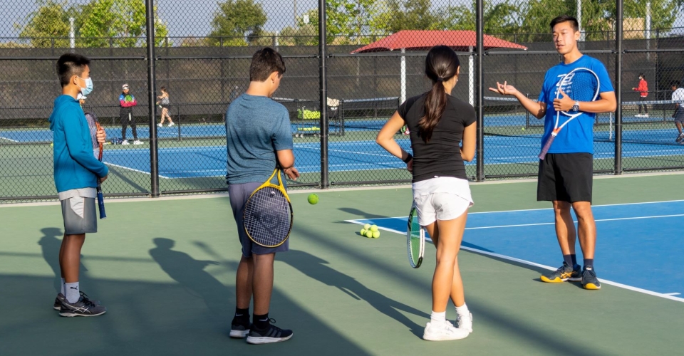 Tennis lessons hot sale